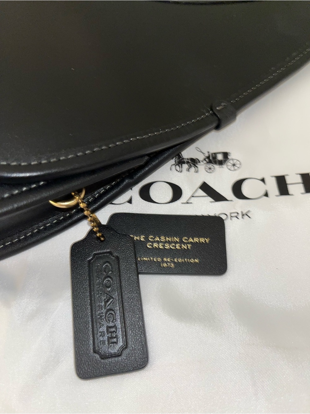 Coach Cashin Carry Crescent Limited Re-edition 1973 - Picture 6 of 8